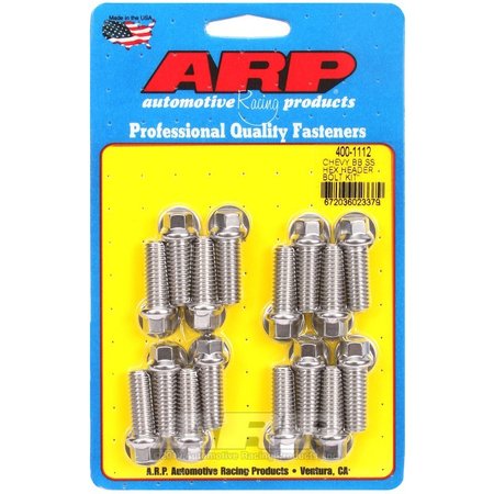 ARP BB CHEVY SS HEX HEADER BOLT KIT 400-1112